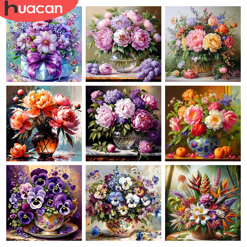 Resin Art Rose - HUACAN 5D Diamond Mozaïek Rose Flower