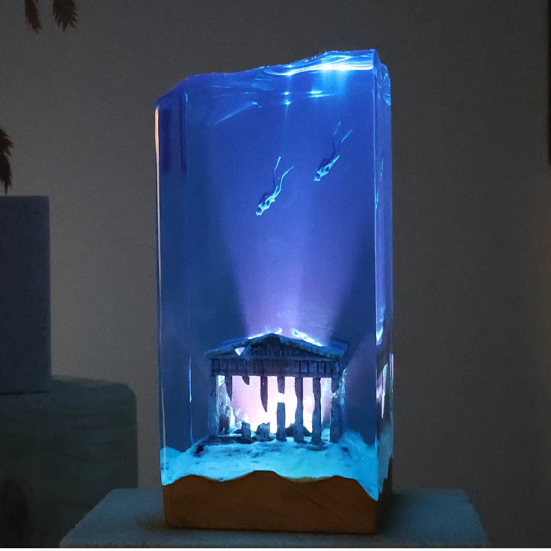 Resin Art With Wood - NIEUW Marine Art Home Decorations Handwerk