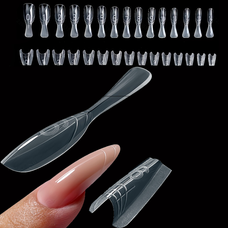Resin Art Template - 240 stuks dubbele nagelvormen - nagelmalen,