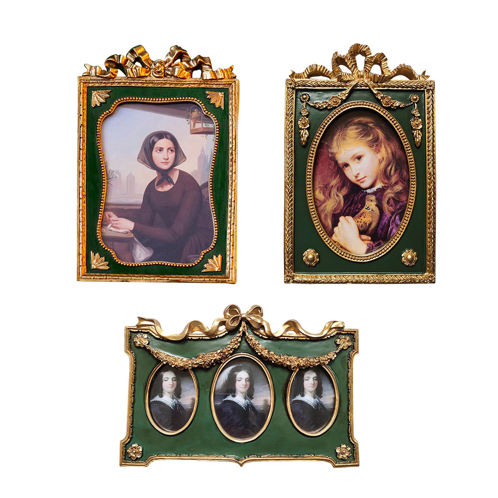 Resin Art Gallery - Antieke Hars Foto Display Frame Tafelblad
