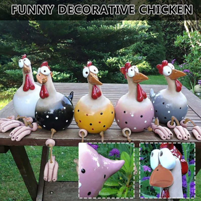 Grappige kip hek decor hars st - Resin Art Sculptures recensie en prijs