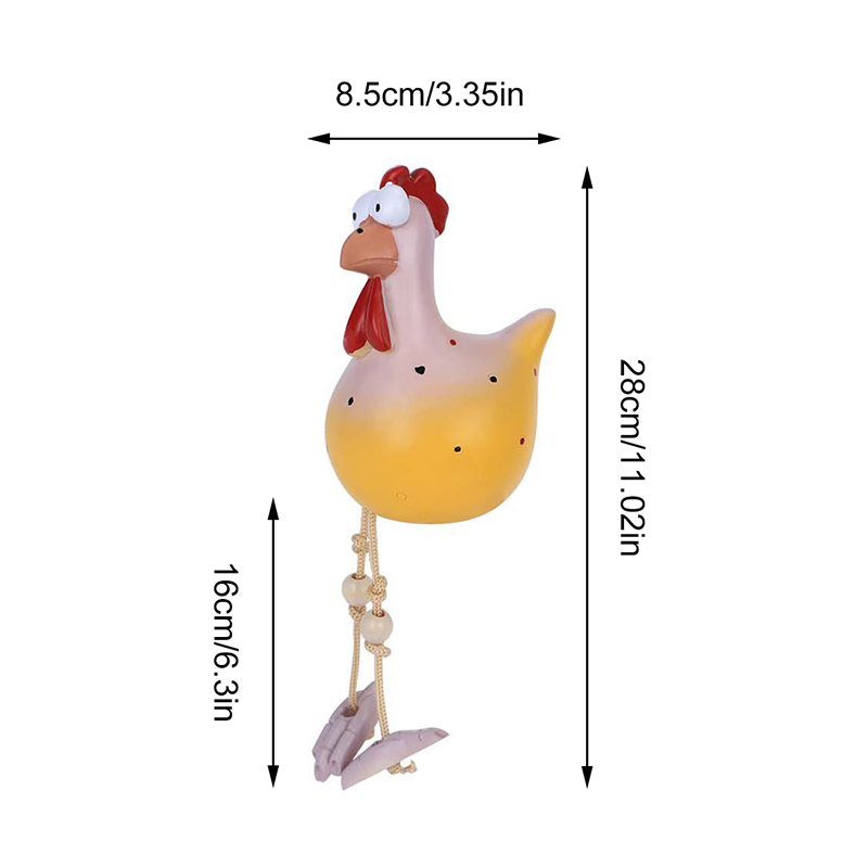 Grappige kip hek decor hars st - Resin Art Sculptures recensie en prijs
