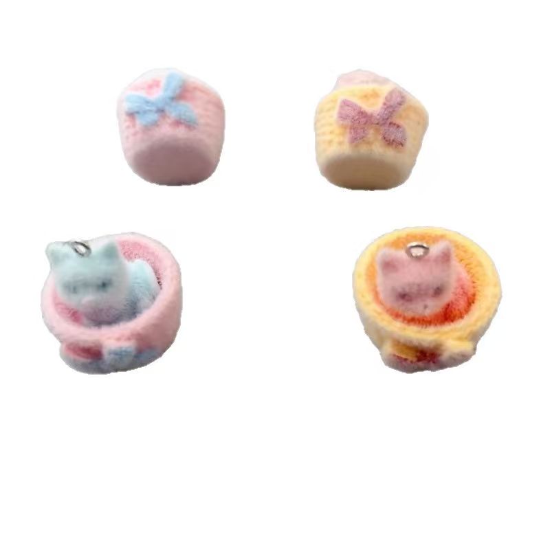 4 stuks 3D pluche hars kattenh - Resin Art Engagement recensie en prijs