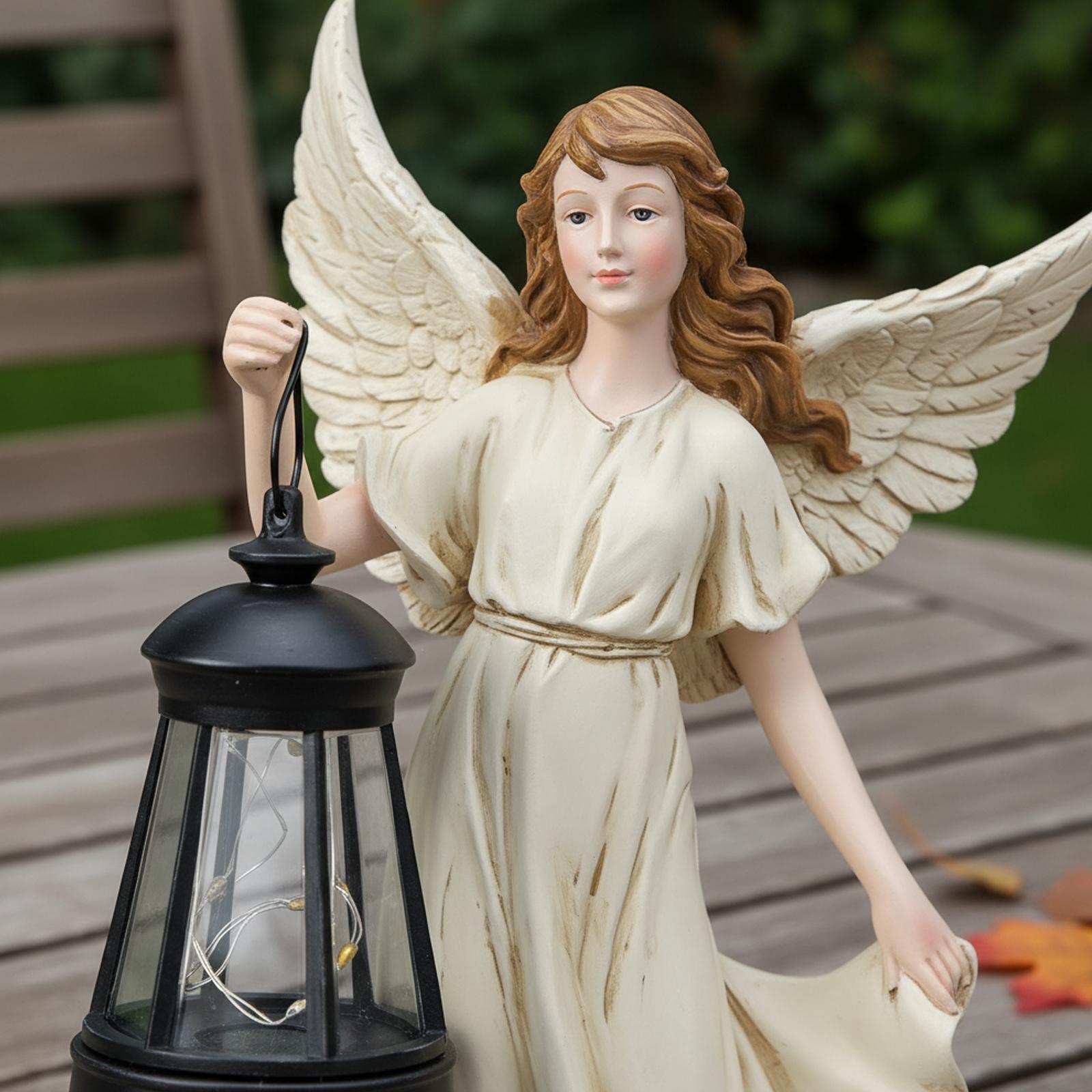 Harsen tuinfee beeldje zonne-e - Resin Art Sculptures recensie en prijs