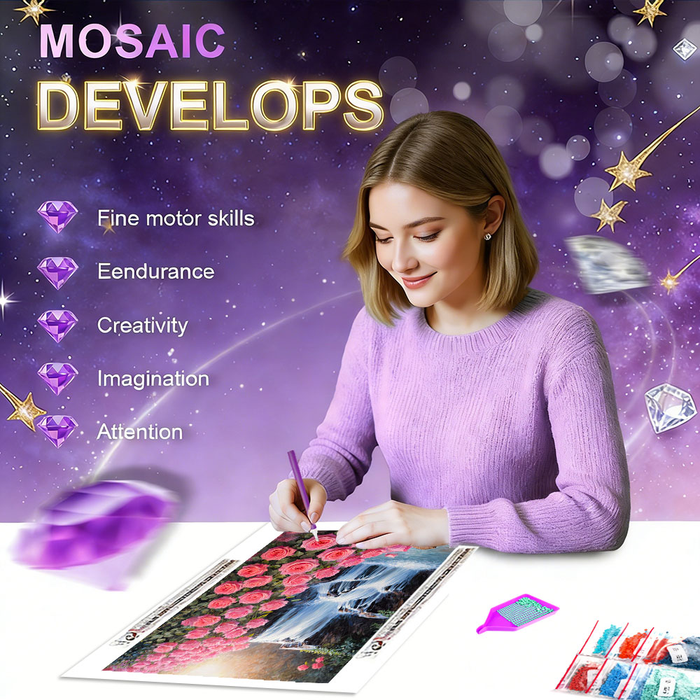 HUACAN Diamant Mozaïek Sets Ro - Resin Art Rose recensie en prijs