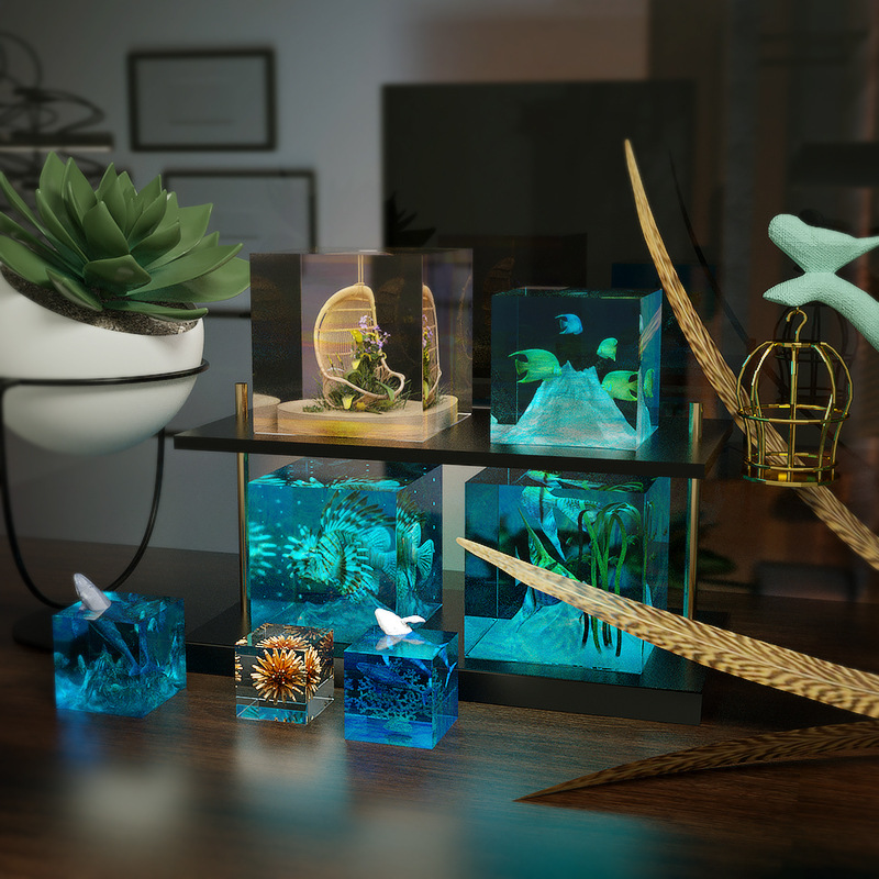 3D Kubus UV Hars Mallen DIY Si - Resin Art Cube recensie en prijs