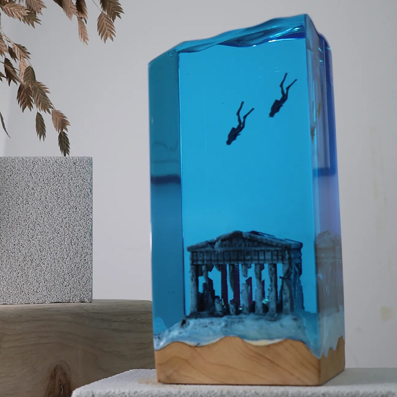NIEUW Marine Art Home Decorati - Resin Art With Wood recensie en prijs