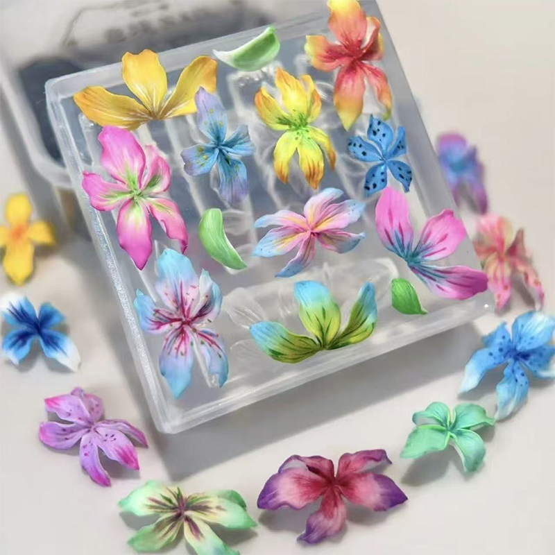 【O】3D Bloemen Nagelvorm DIY Si - Resin Art Template recensie en prijs