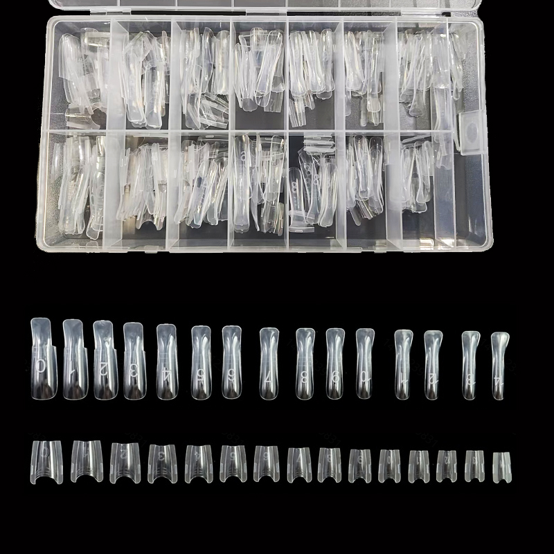 240 stuks dubbele nagelvormen  - Resin Art Template recensie en prijs