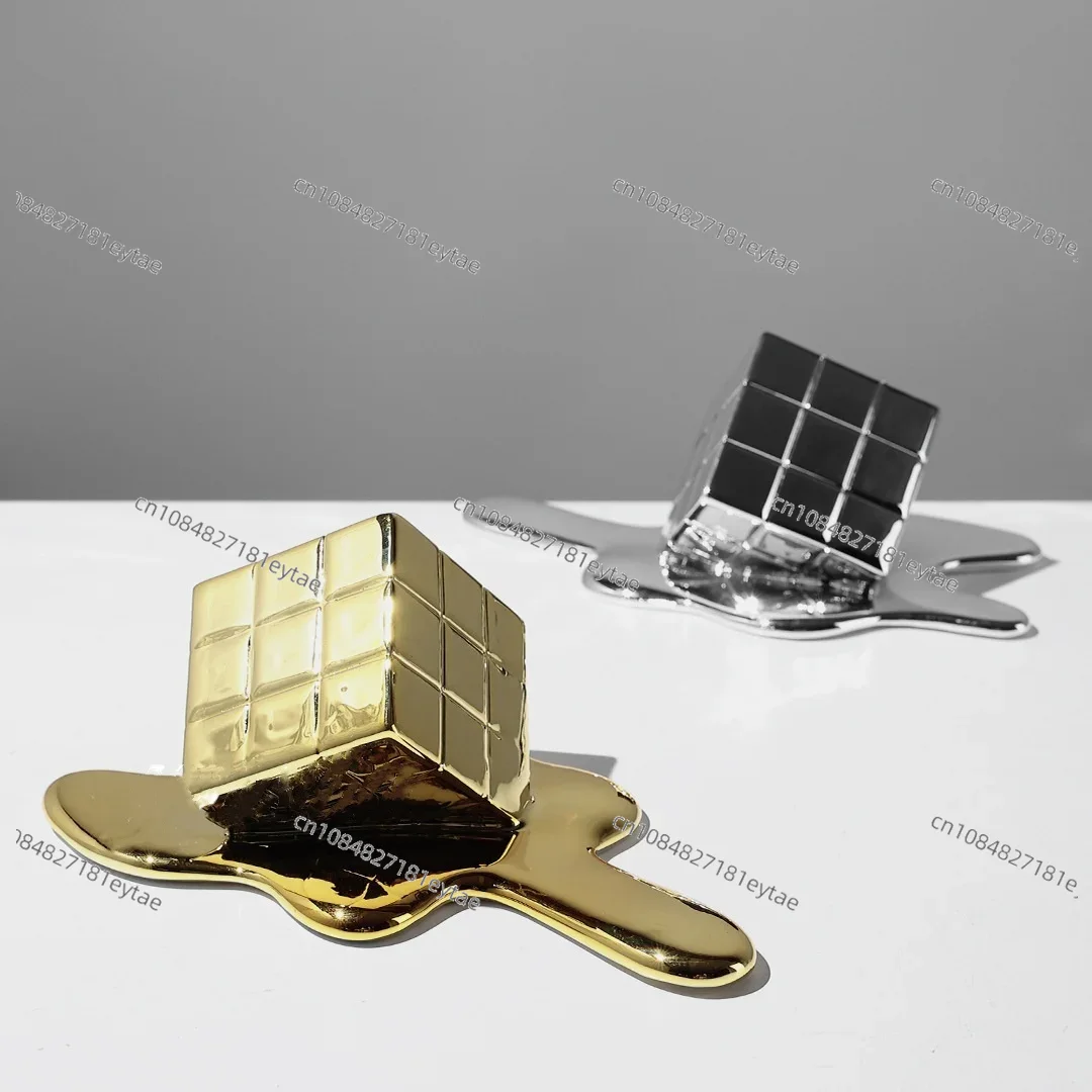 Gouden hars geometrische kubus - Resin Art Cube recensie en prijs