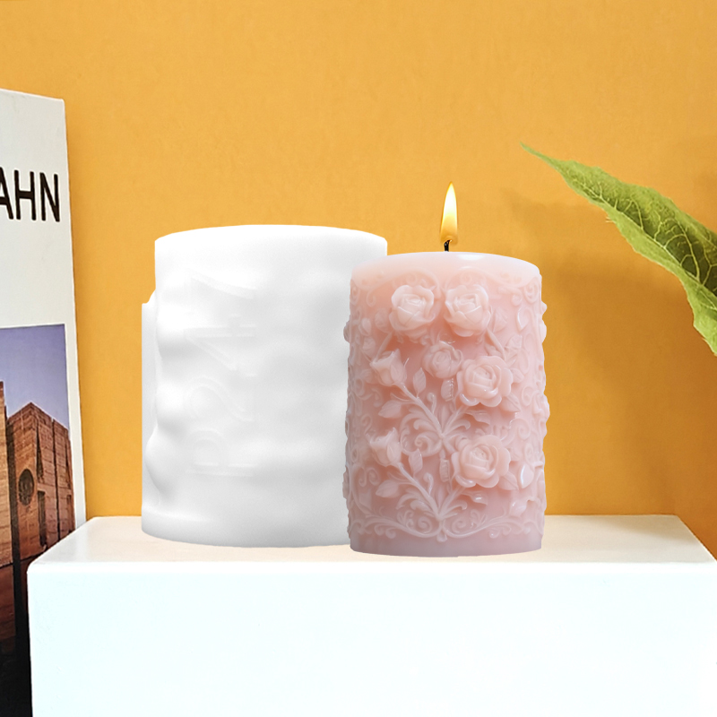 Dubbel hart verbonden witte du - Resin Art Rose recensie en prijs