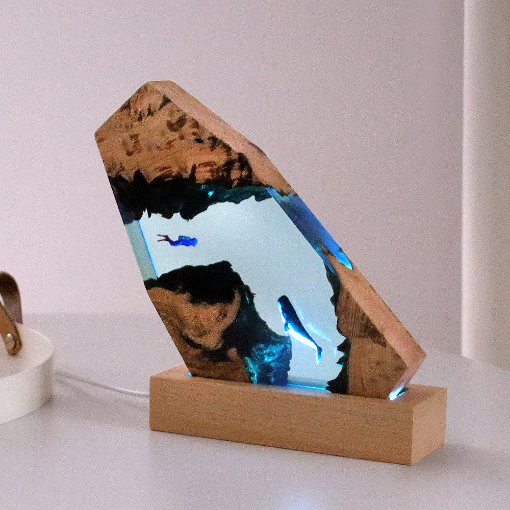 Nieuwe onderwatergrot walvis d - Resin Art With Wood recensie en prijs