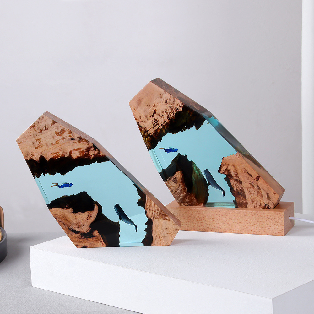 Nieuwe onderwatergrot walvis d - Resin Art With Wood recensie en prijs