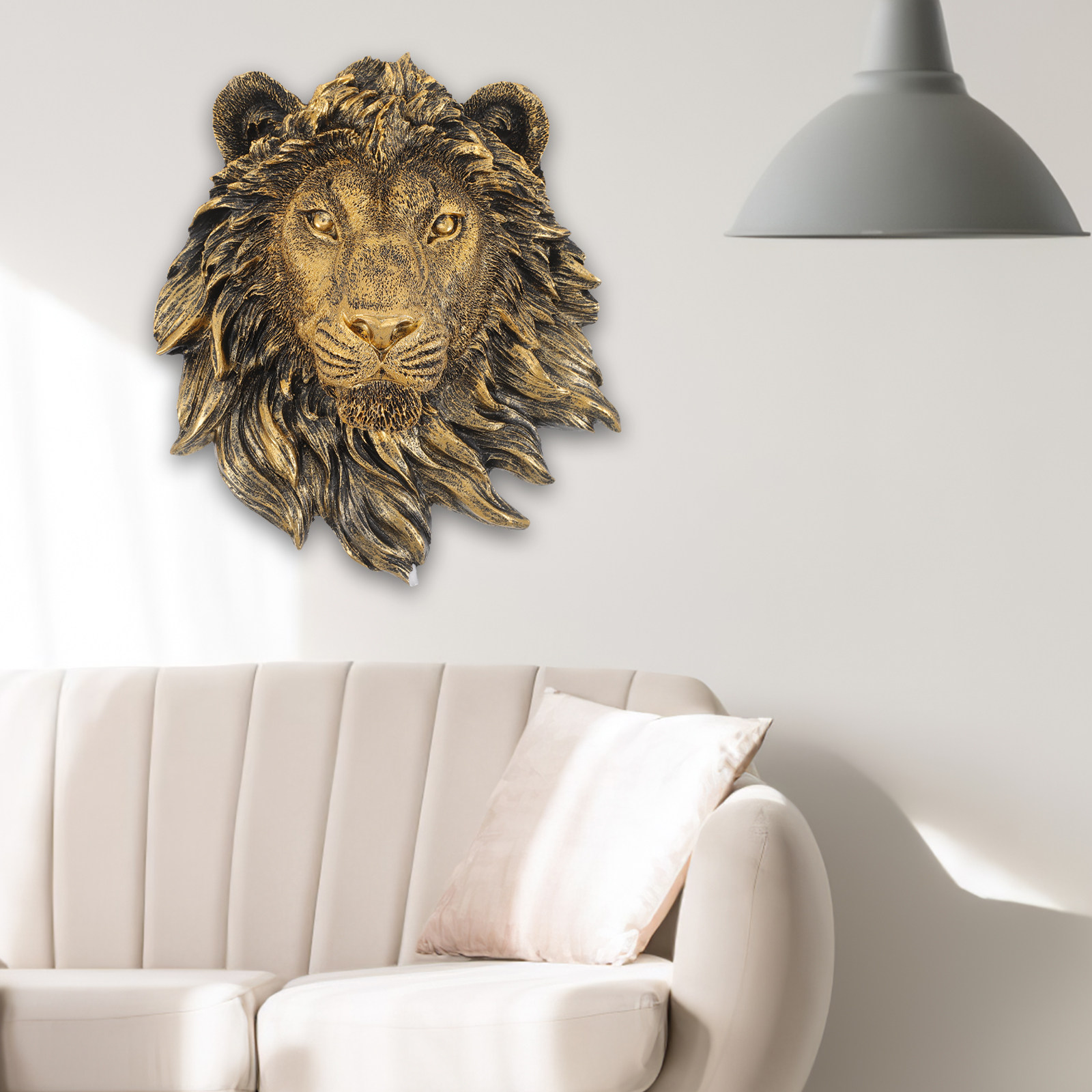 Imitatie Leeuw Wanddecoratie H - Resin Art Sculptures recensie en prijs