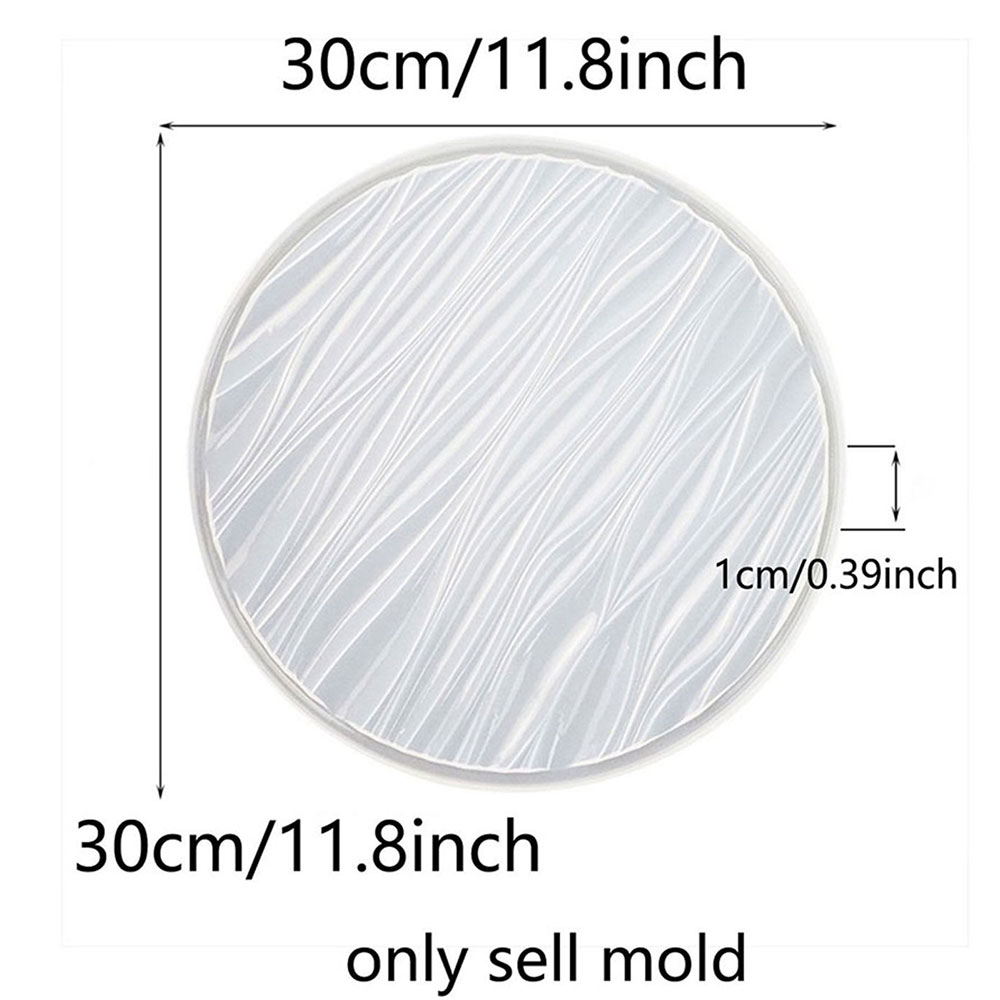 Grote ronde siliconen mal voor - Resin Art Acrylic recensie en prijs