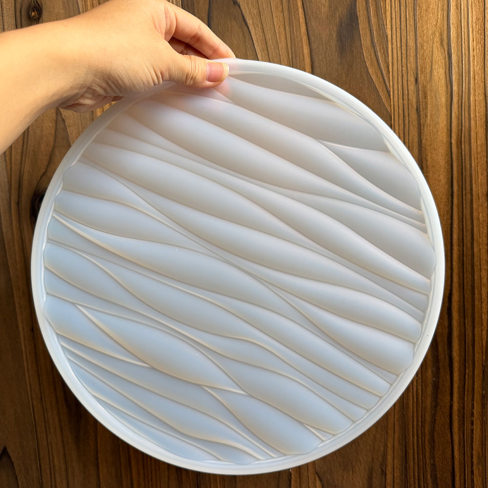 Grote ronde siliconen mal voor - Resin Art Acrylic recensie en prijs