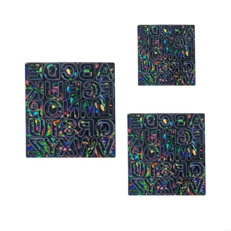 Brief oorbel hars mal holograf - Resin Art Letter Keychain recensie en prijs