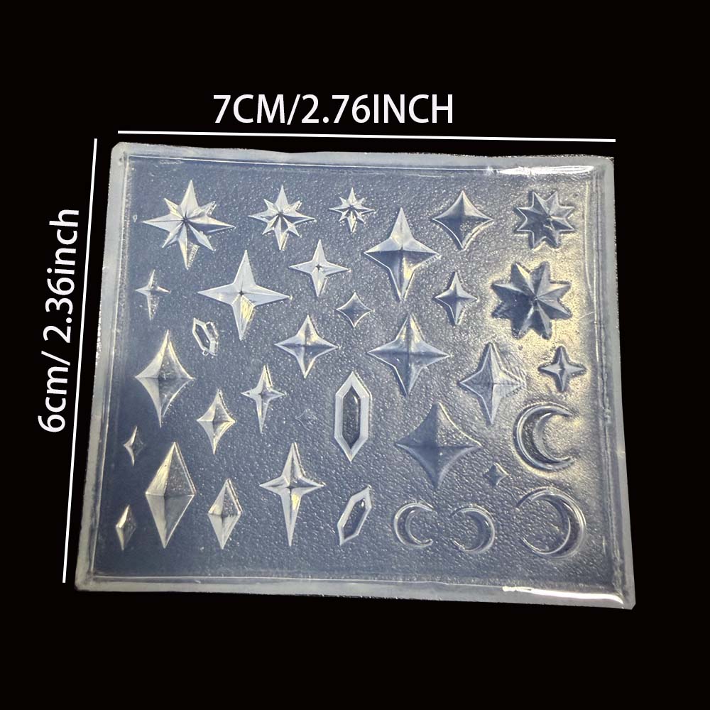 Hemelse Ster Maan Diamant Sili - Resin Art Template recensie en prijs