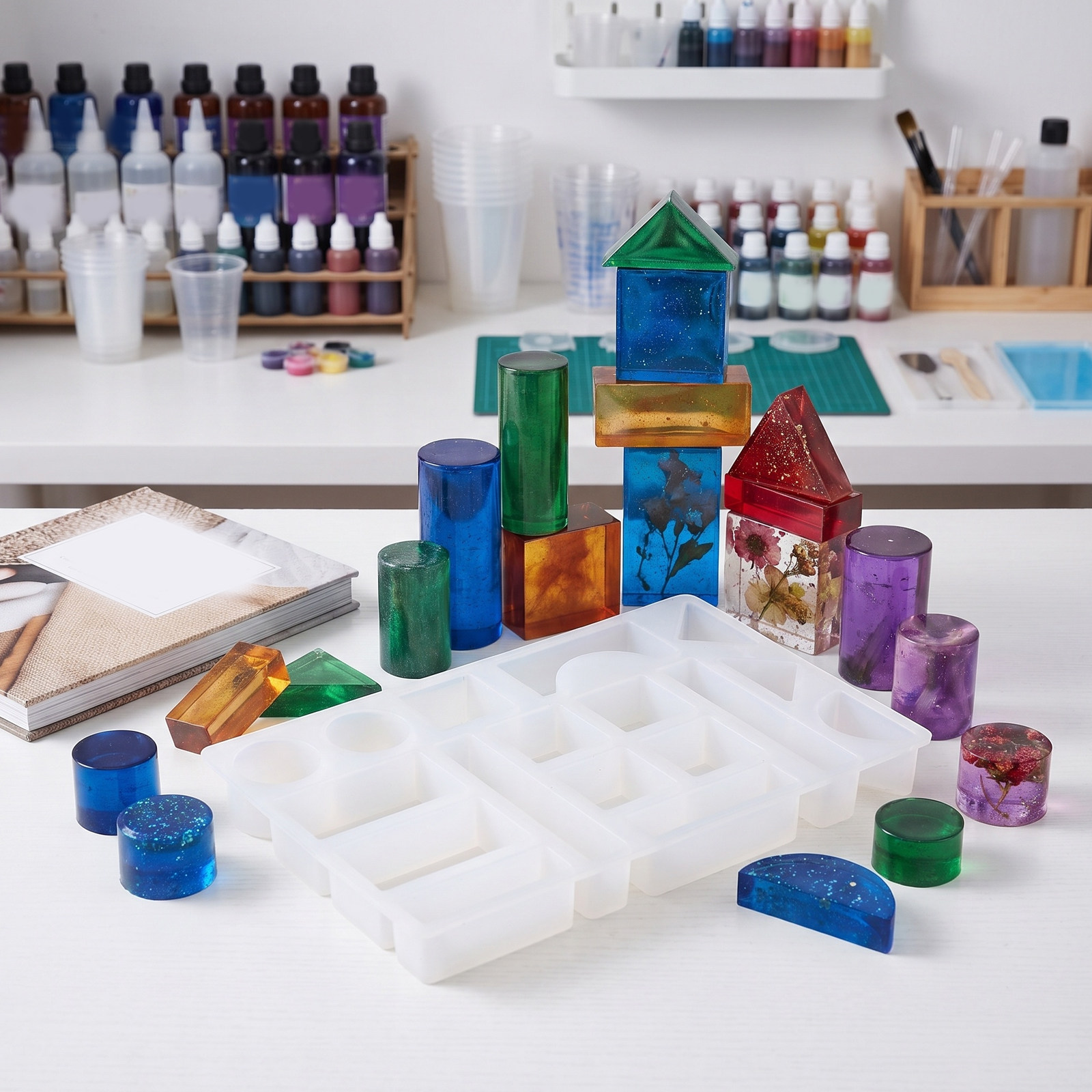 Baksteenvorm voor epoxyhars, k - Resin Art Cube recensie en prijs