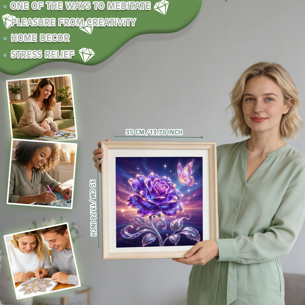 Huacan volledige vierkante ron - Resin Art Rose recensie en prijs