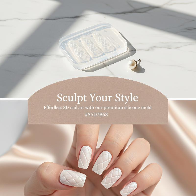 Siliconen nagelschablonen geru - Resin Art Template recensie en prijs