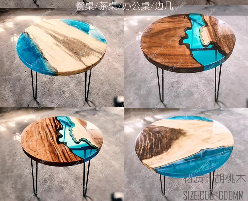 Creatieve kunst eettafel epoxy - Resin Art With Wood recensie en prijs