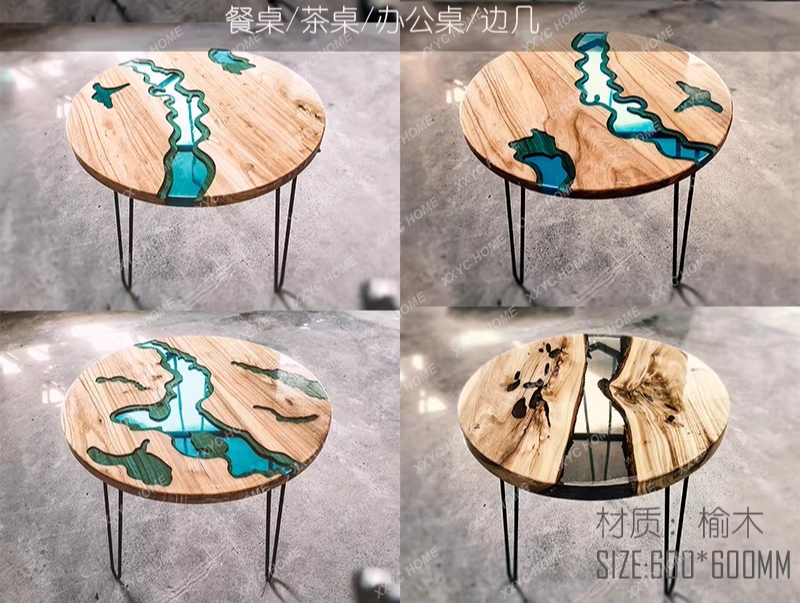 Creatieve kunst eettafel epoxy - Resin Art With Wood recensie en prijs