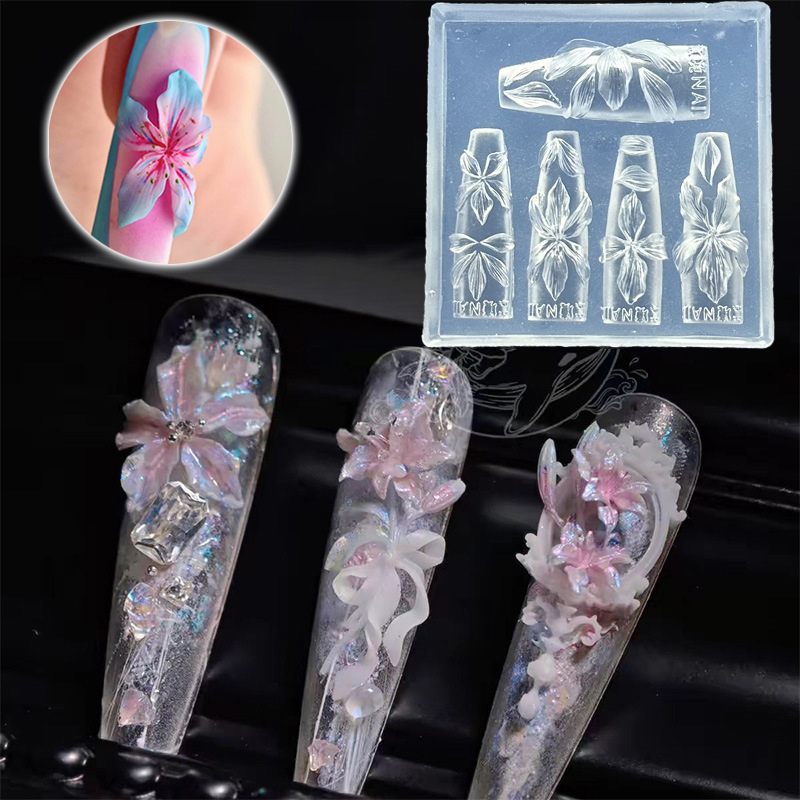 3D Bloemen Nagelvorm DIY Silic - Resin Art Template recensie en prijs