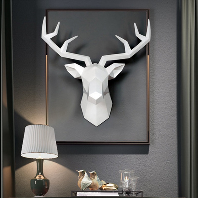 1PC Hertenkop Sculptuur Dieren - Resin Art Sculptures recensie en prijs