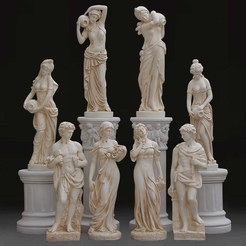 Gipsen beeldje kunst ornament  - Resin Art Sculptures recensie en prijs