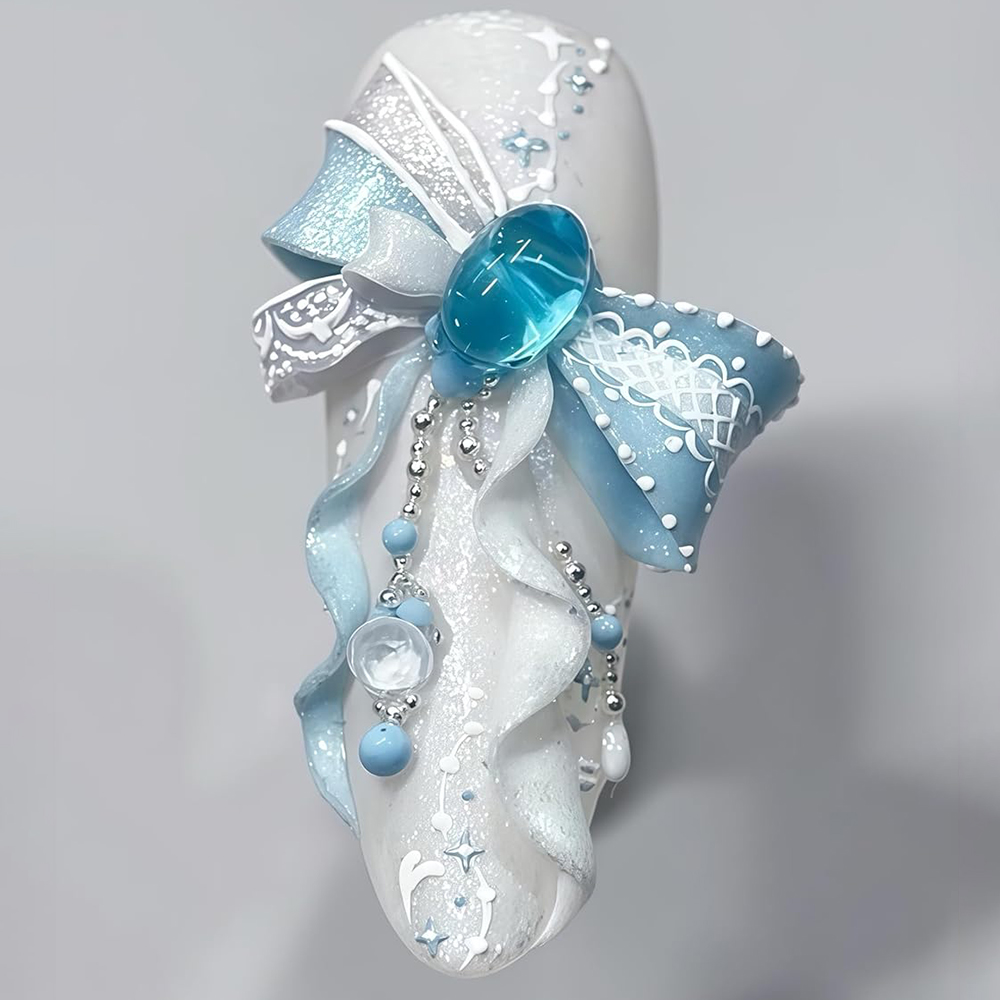 BowKnot & Heart Drop Nail Mall - Resin Art Template recensie en prijs