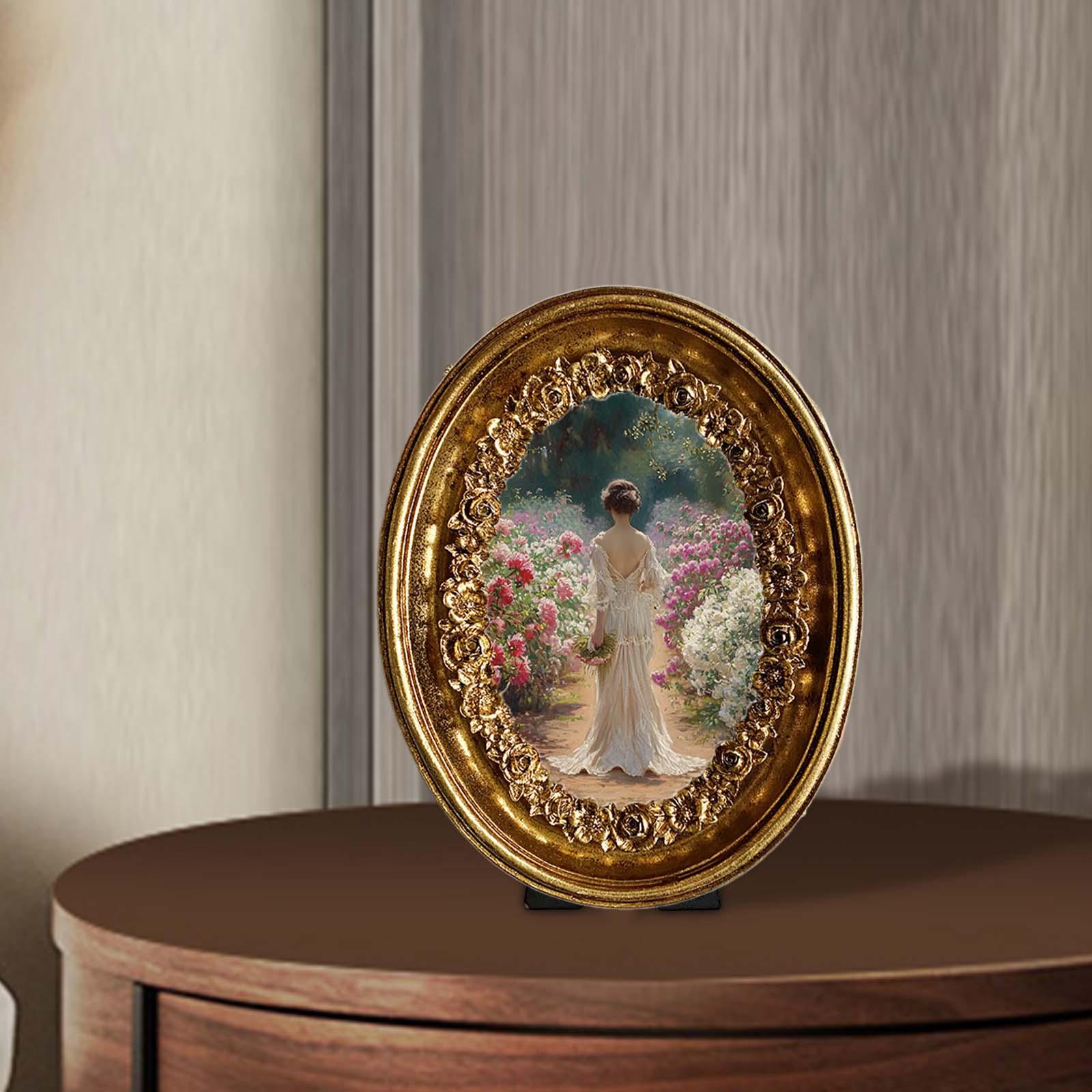 Vintage ovale fotolijst 5,8x7, - Resin Art Gallery recensie en prijs