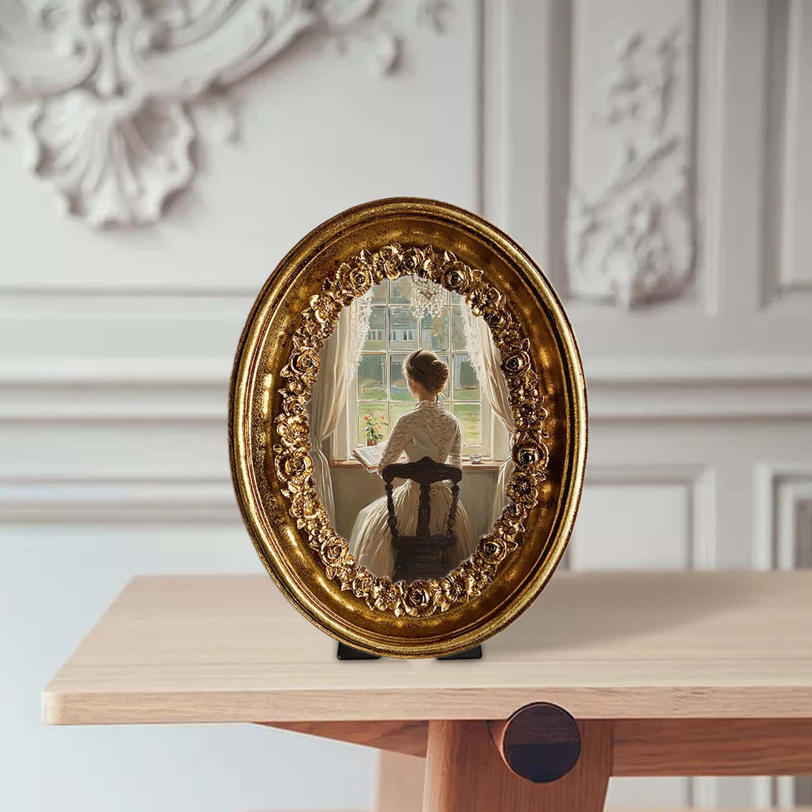 Vintage ovale fotolijst 5,8x7, - Resin Art Gallery recensie en prijs