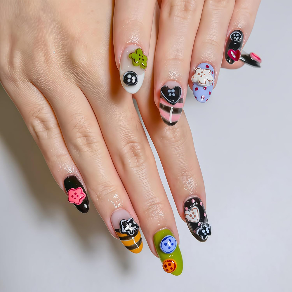 3D Knoppen Nagelsticker Mal Si - Resin Art Template recensie en prijs