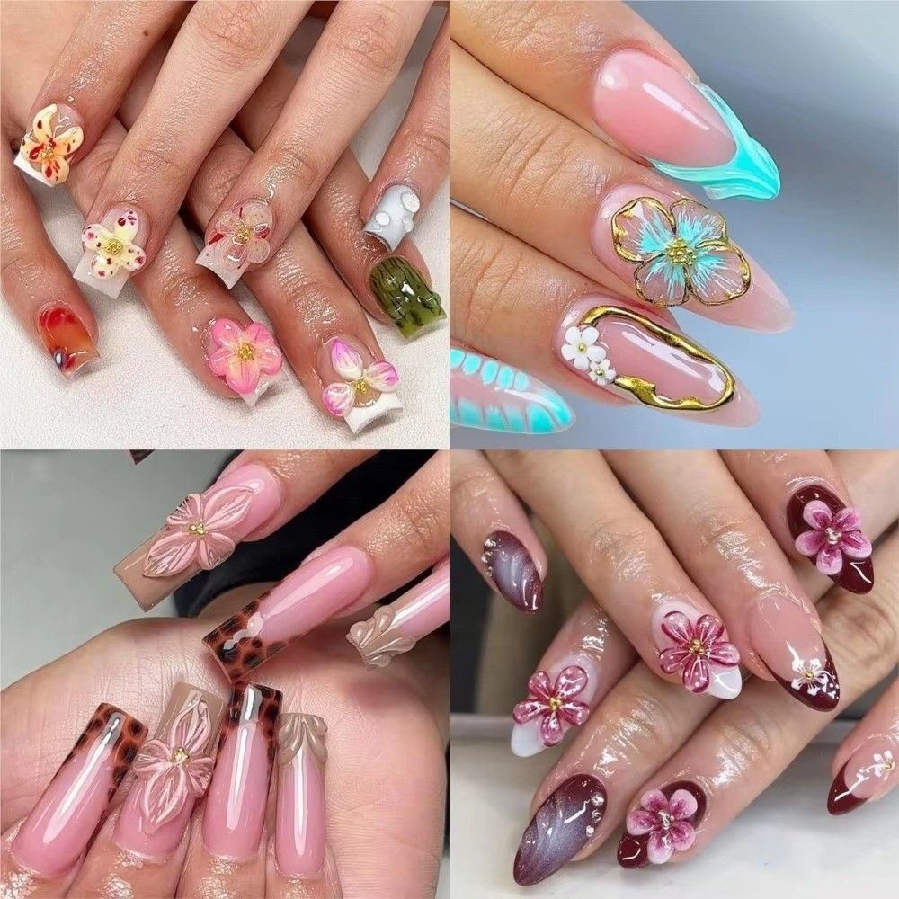 Nieuwe 3 stks/set 3D Nail Mold - Resin Art Template recensie en prijs