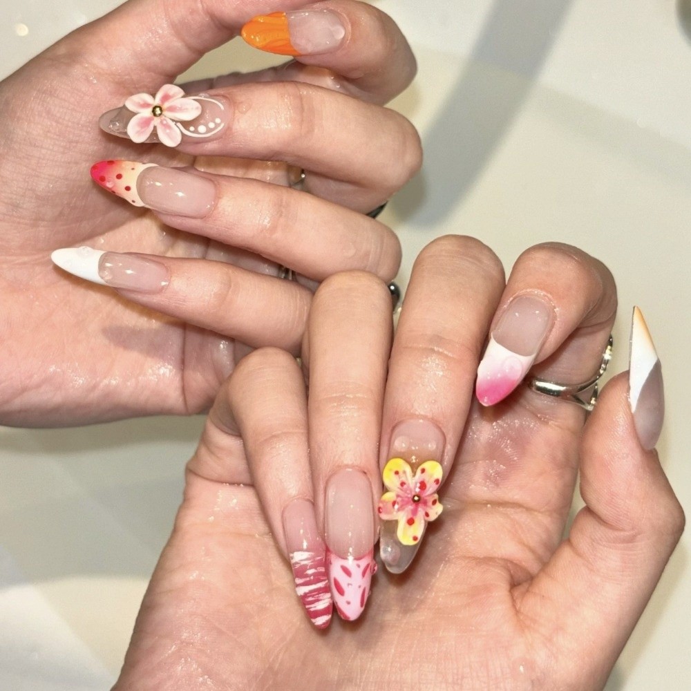 Nieuwe 3 stks/set 3D Nail Mold - Resin Art Template recensie en prijs