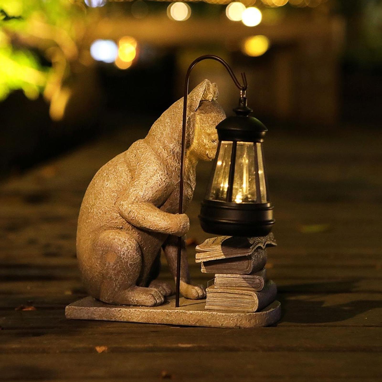 Kat Solar Garden Mini Standbee - Resin Art Sculptures recensie en prijs