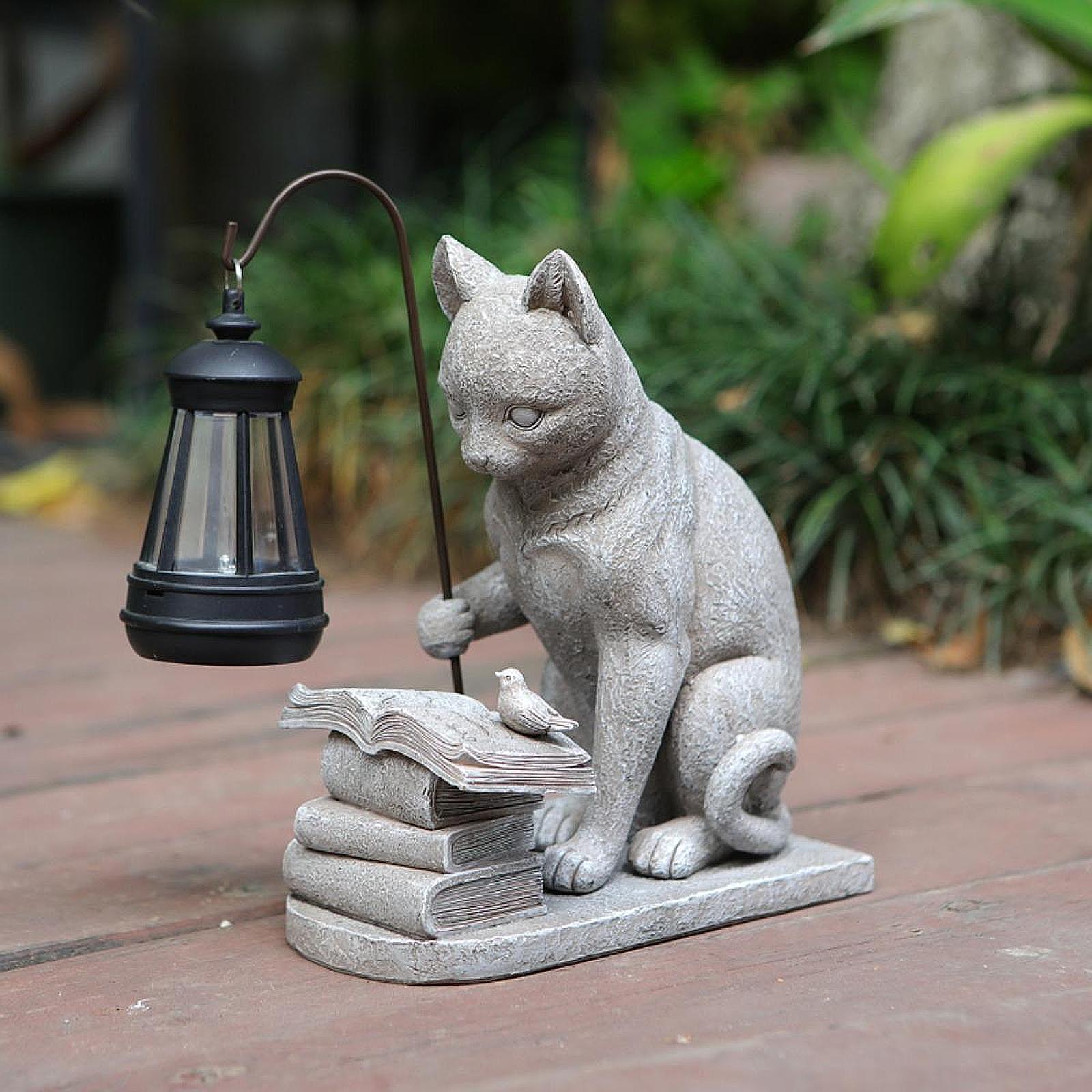 Kat Solar Garden Mini Standbee - Resin Art Sculptures recensie en prijs