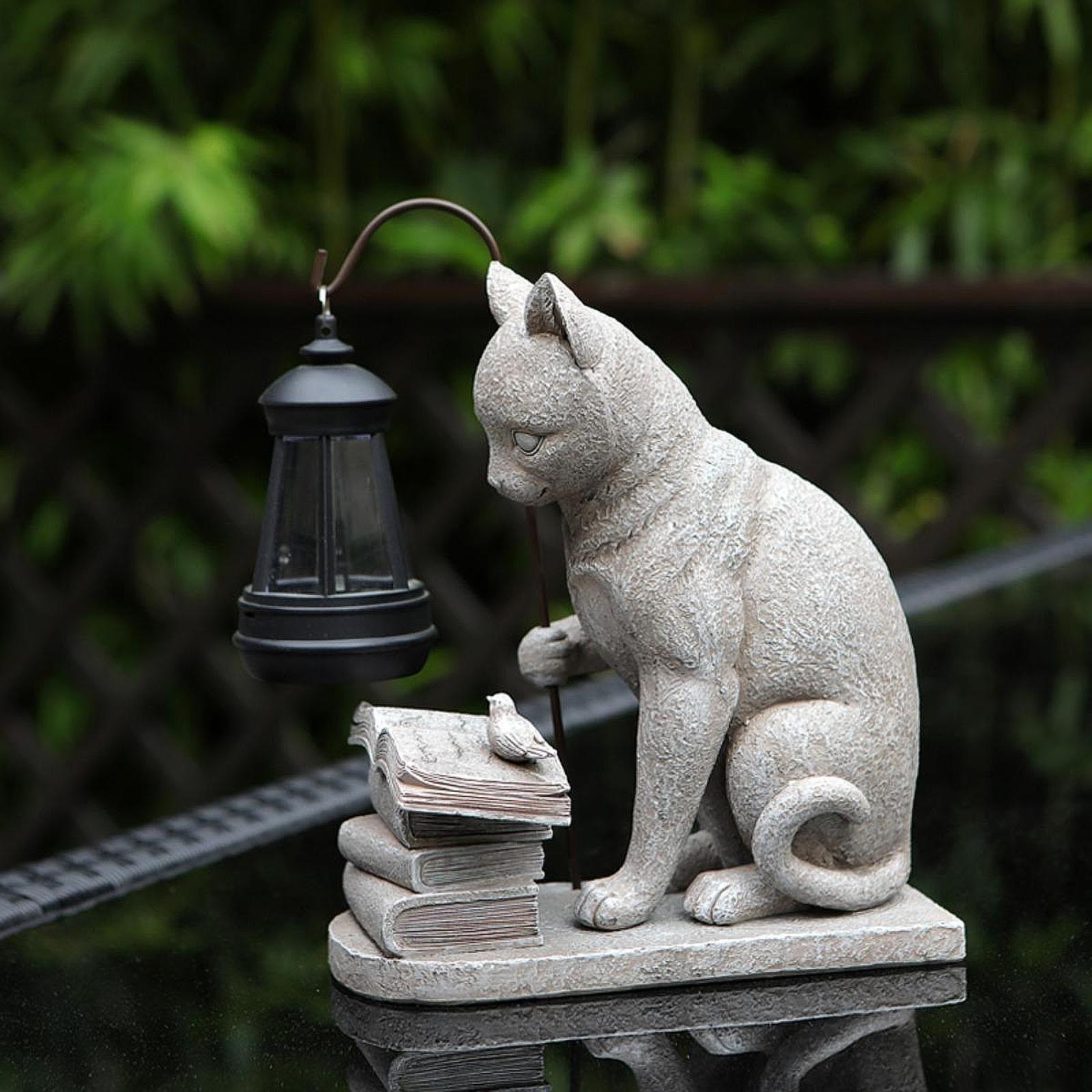 Kat Solar Garden Mini Standbee - Resin Art Sculptures recensie en prijs