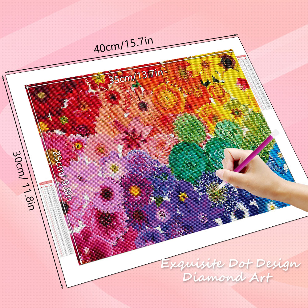 HUACAN Diamond Art Kits Bloem  - Resin Art Rose recensie en prijs