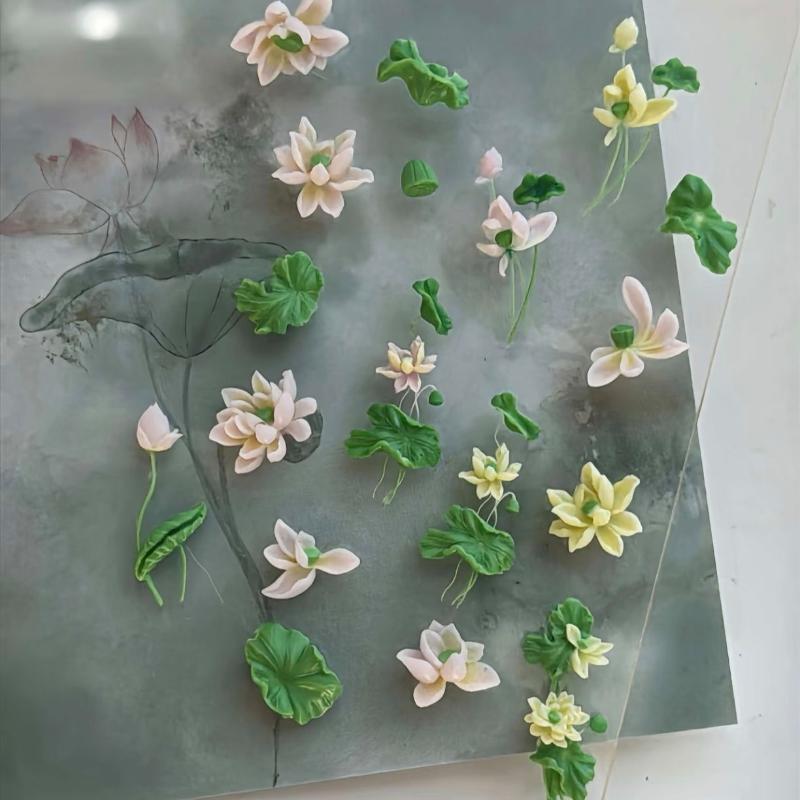 Bloemen Serie 3D Gebogen Nagel - Resin Art Template recensie en prijs