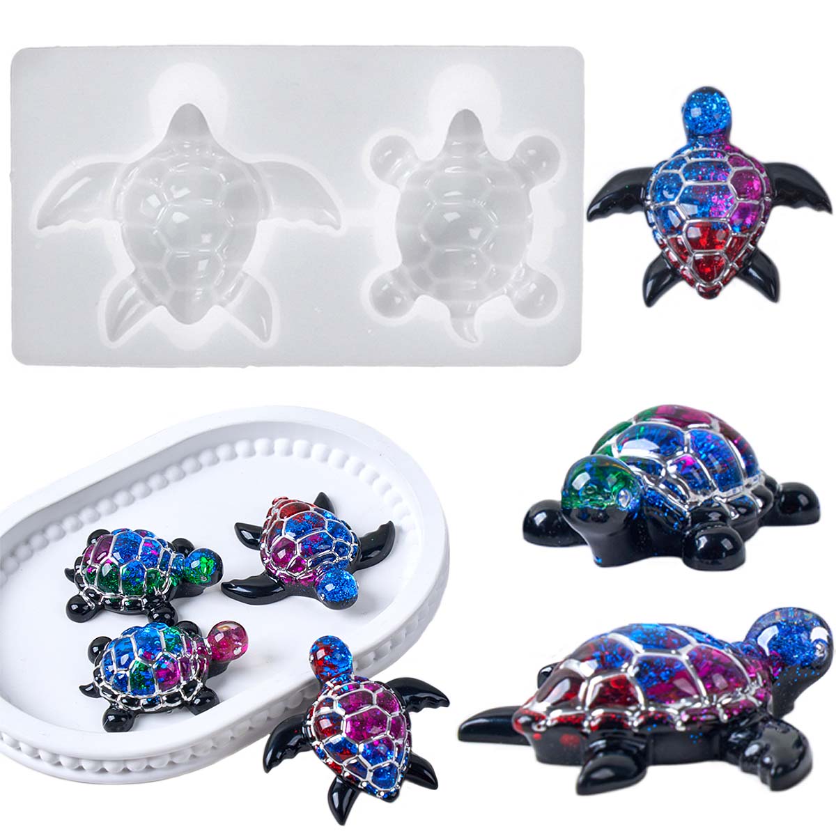 3D zeeschildpad sleutelhanger  - Resin Art Acrylic recensie en prijs