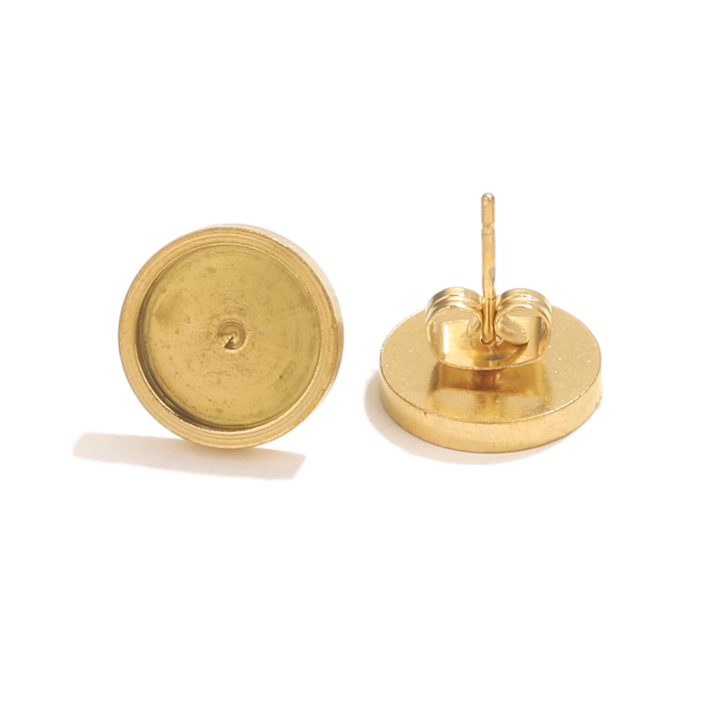 10st roestvrij staal gouden oo - Resin Art Engagement recensie en prijs