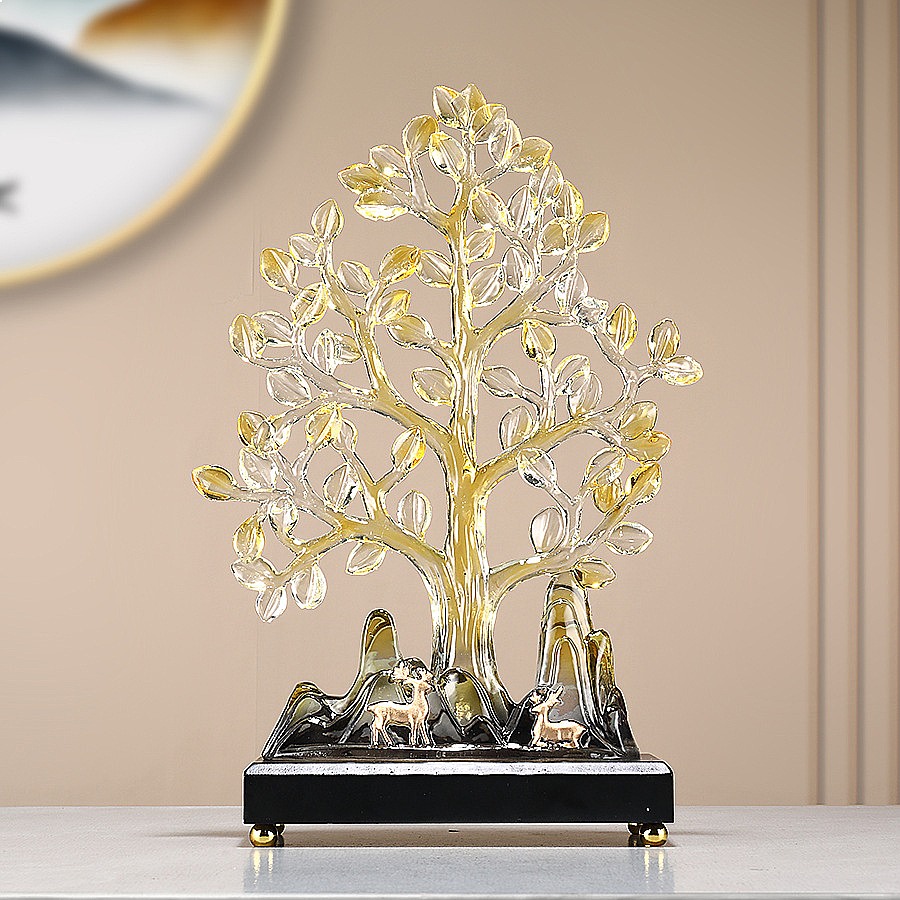 Fa Cai Ginkgo Boomhars Sculptu - Resin Art Sculptures recensie en prijs