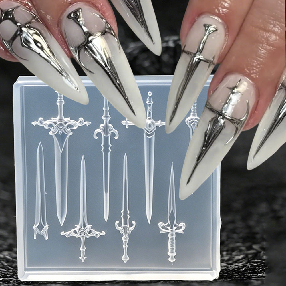 1 stuk 3D Retro Punk Zwaard Na - Resin Art Template recensie en prijs